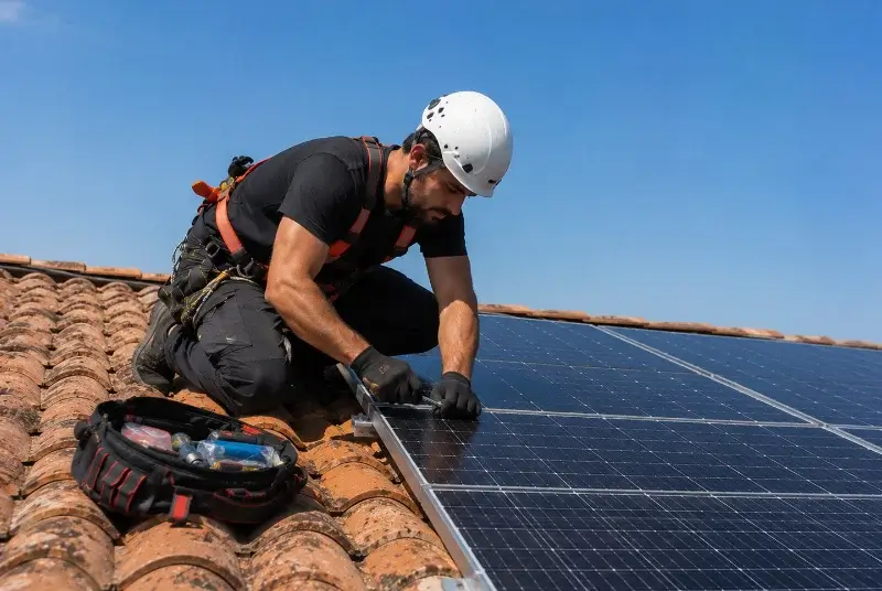 Maintenance et monitoring de panneaux solaires à Montrabé