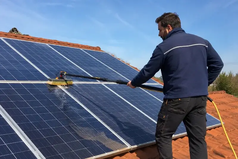 Nettoyage et entretien de panneaux solaires à Montrabé